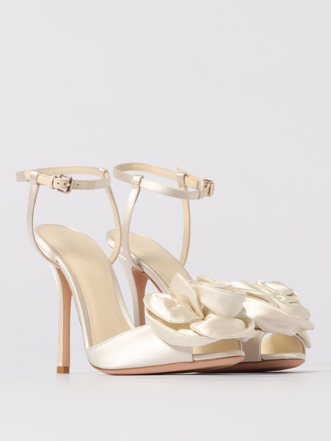 GIAMBATTISTA VALLI HEELED SANDAL: Shoes woman Giambattista Valli, White - Img 2