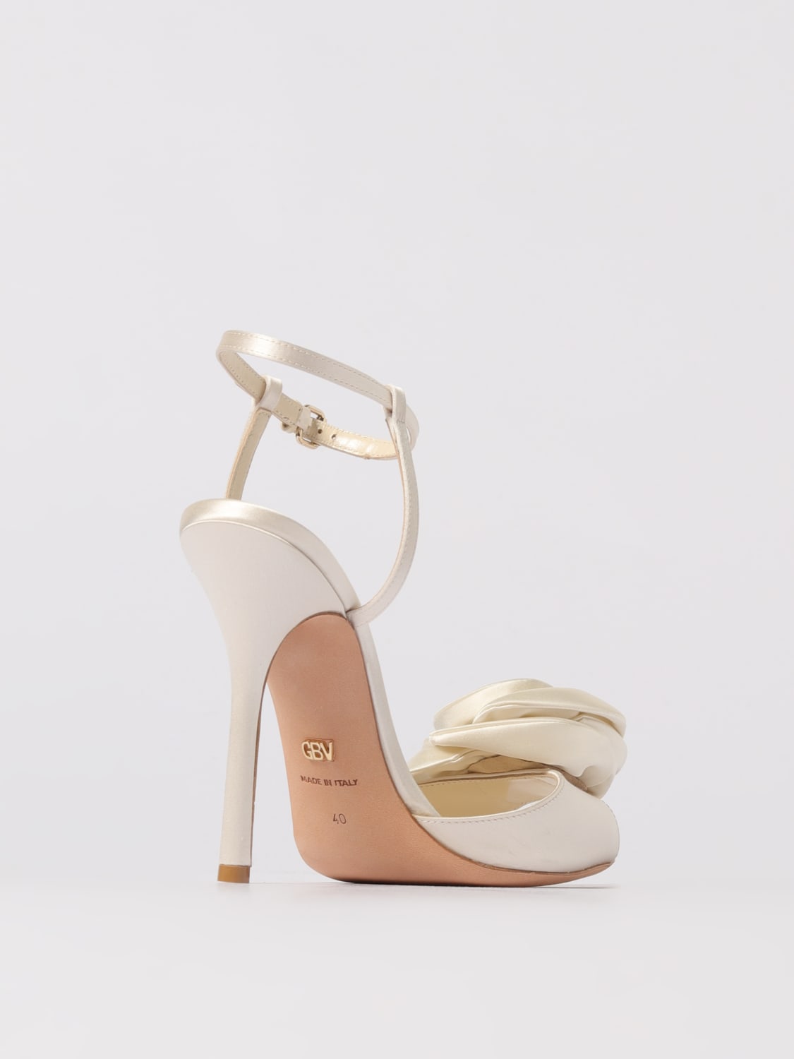 GIAMBATTISTA VALLI HEELED SANDAL: Shoes woman Giambattista Valli, White - Img 3