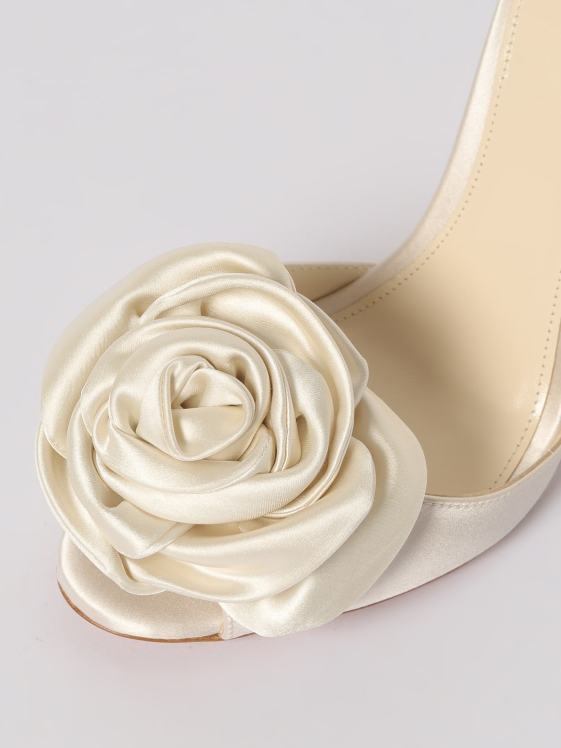 GIAMBATTISTA VALLI HEELED SANDAL: Shoes woman Giambattista Valli, White - Img 4