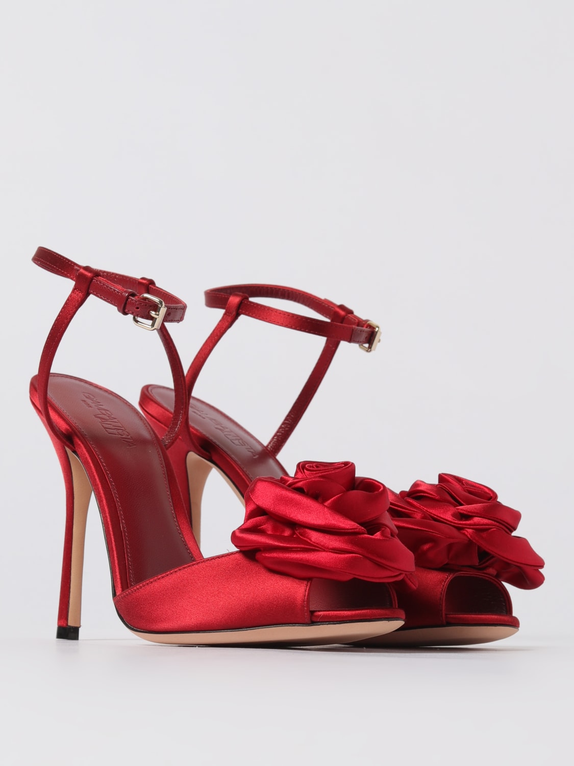 GIAMBATTISTA VALLI HEELED SANDAL: Shoes woman Giambattista Valli, Red - Img 2