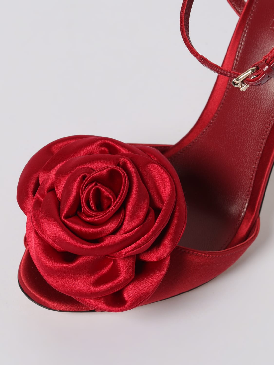 GIAMBATTISTA VALLI HEELED SANDAL: Shoes woman Giambattista Valli, Red - Img 4