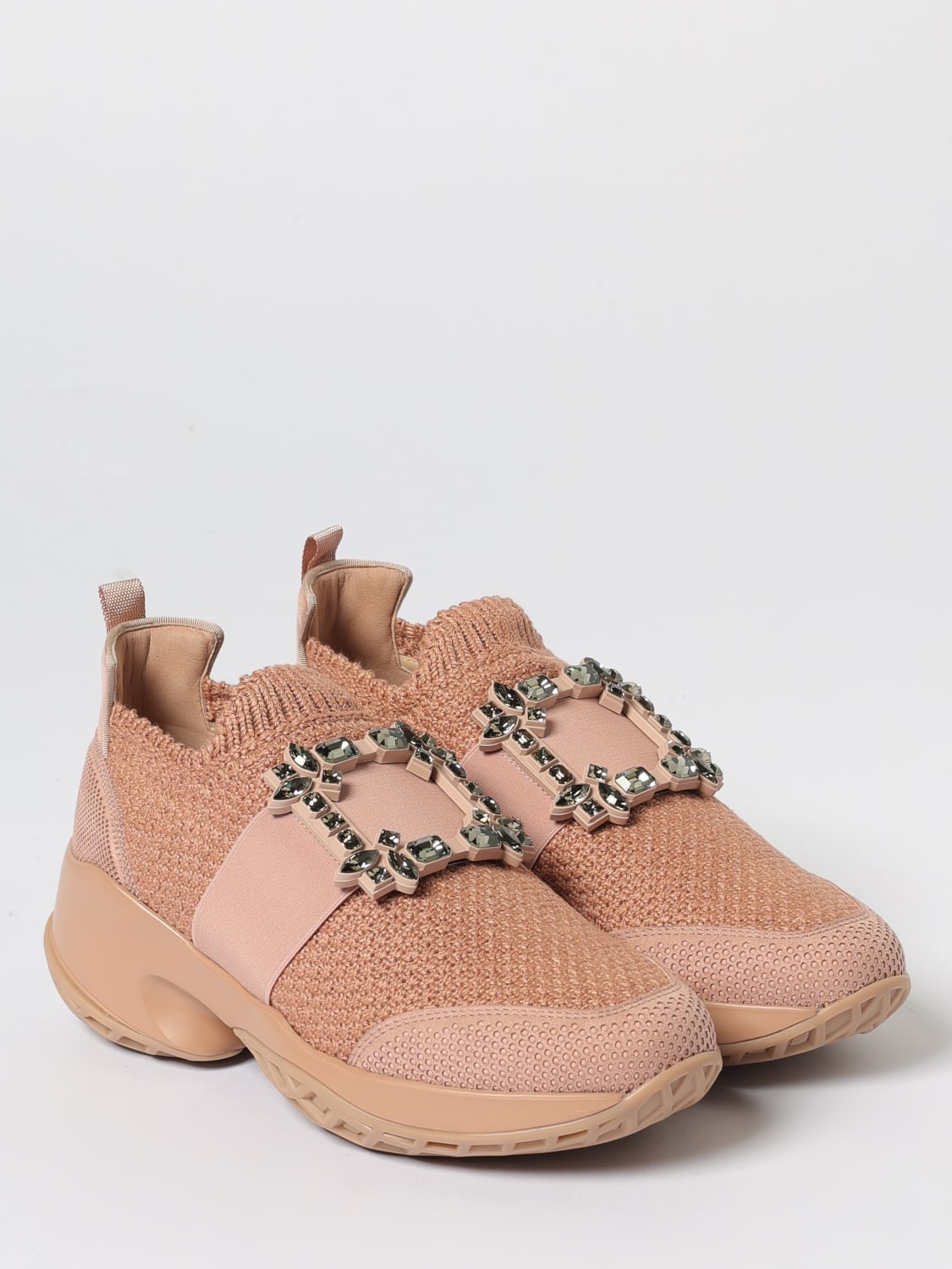 ROGER VIVIER СПОРТИВНАЯ ОБУВЬ: Спортивная обувь Женское Roger Vivier, Пудра - Img 2