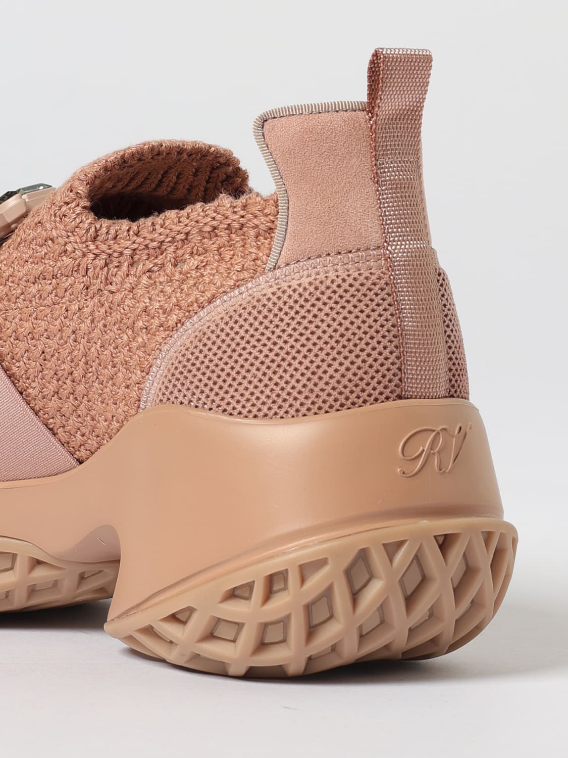 ROGER VIVIER СПОРТИВНАЯ ОБУВЬ: Спортивная обувь Женское Roger Vivier, Пудра - Img 4