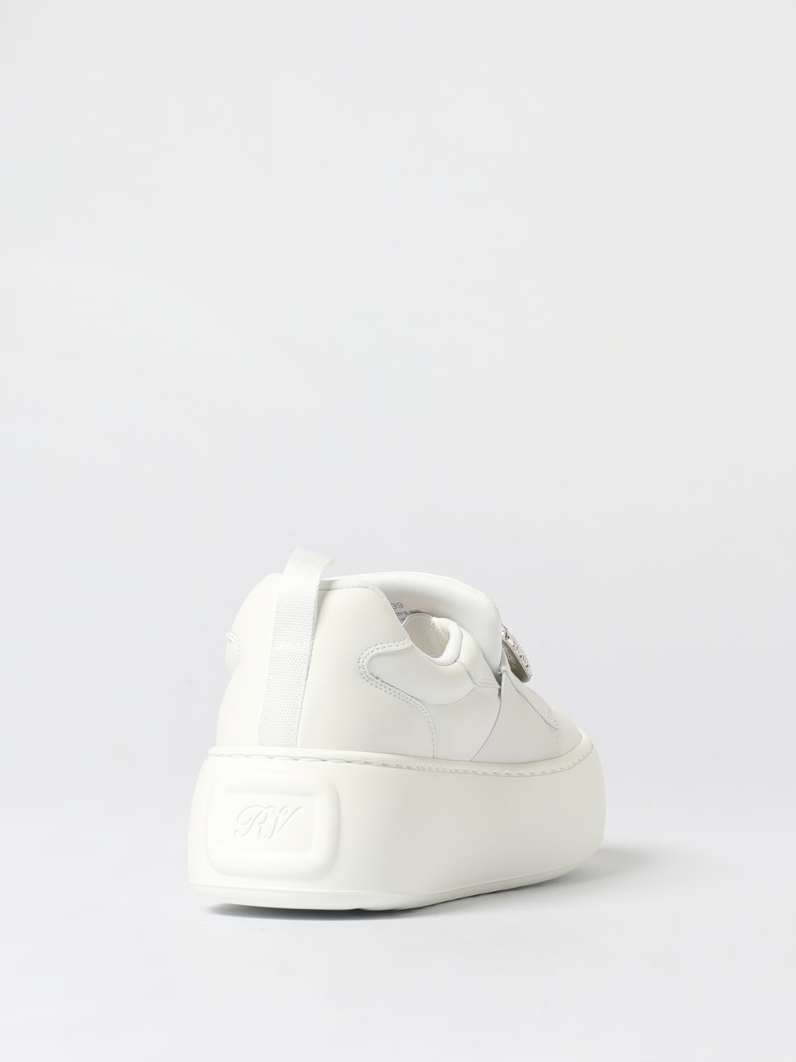 ROGER VIVIER SNEAKERS: Sneakers Viv' Up Roger Vivier in nappa , Bianco - Img 3