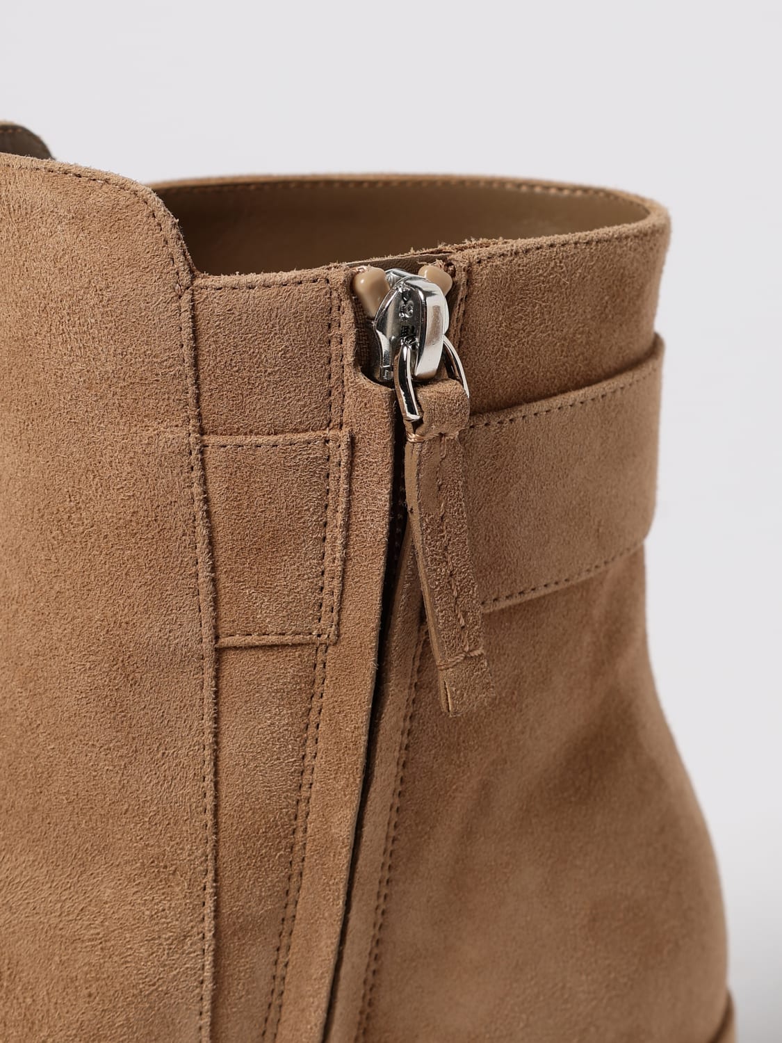 ROGER VIVIER STIVALI: Stivaletto Tres Vivier Roger Vivier in camoscio , Tabacco - Img 4