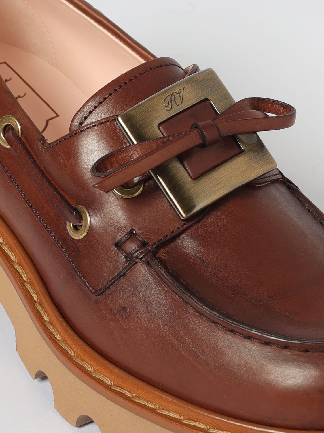 ROGER VIVIER MOCASSIN: Chaussures femme Roger Vivier, Cuir - Img 4