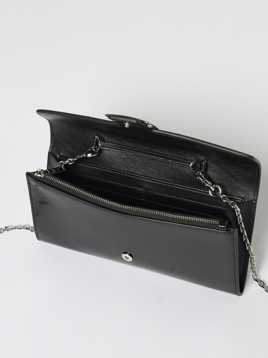 ROGER VIVIER CLUTCH: Bolso de hombro mujer Roger Vivier, Negro - Img 4