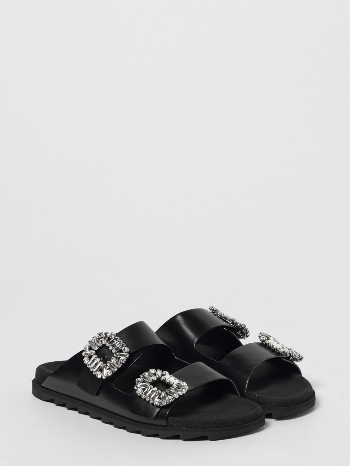 ROGER VIVIER HEELED SANDAL: Shoes woman Roger Vivier, Black - Img 2