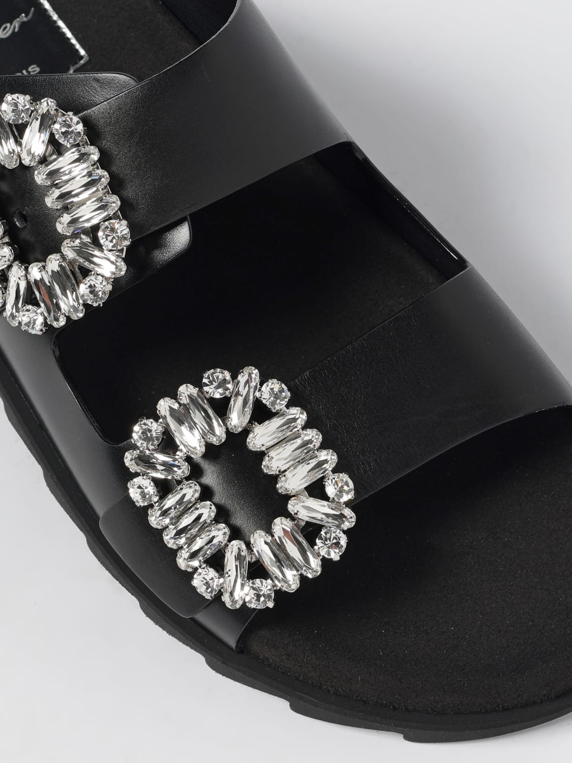 ROGER VIVIER HEELED SANDAL: Shoes woman Roger Vivier, Black - Img 4