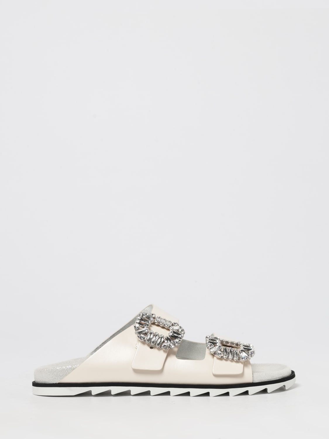 ROGER VIVIER HEELED SANDAL: Shoes woman Roger Vivier, Yellow Cream - Img 1