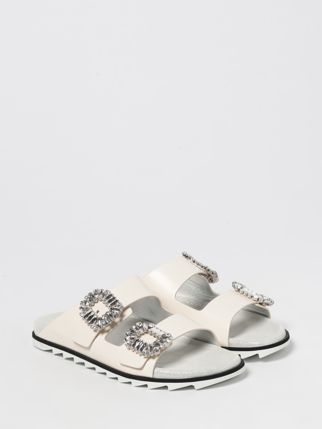 ROGER VIVIER HEELED SANDAL: Shoes woman Roger Vivier, Yellow Cream - Img 2