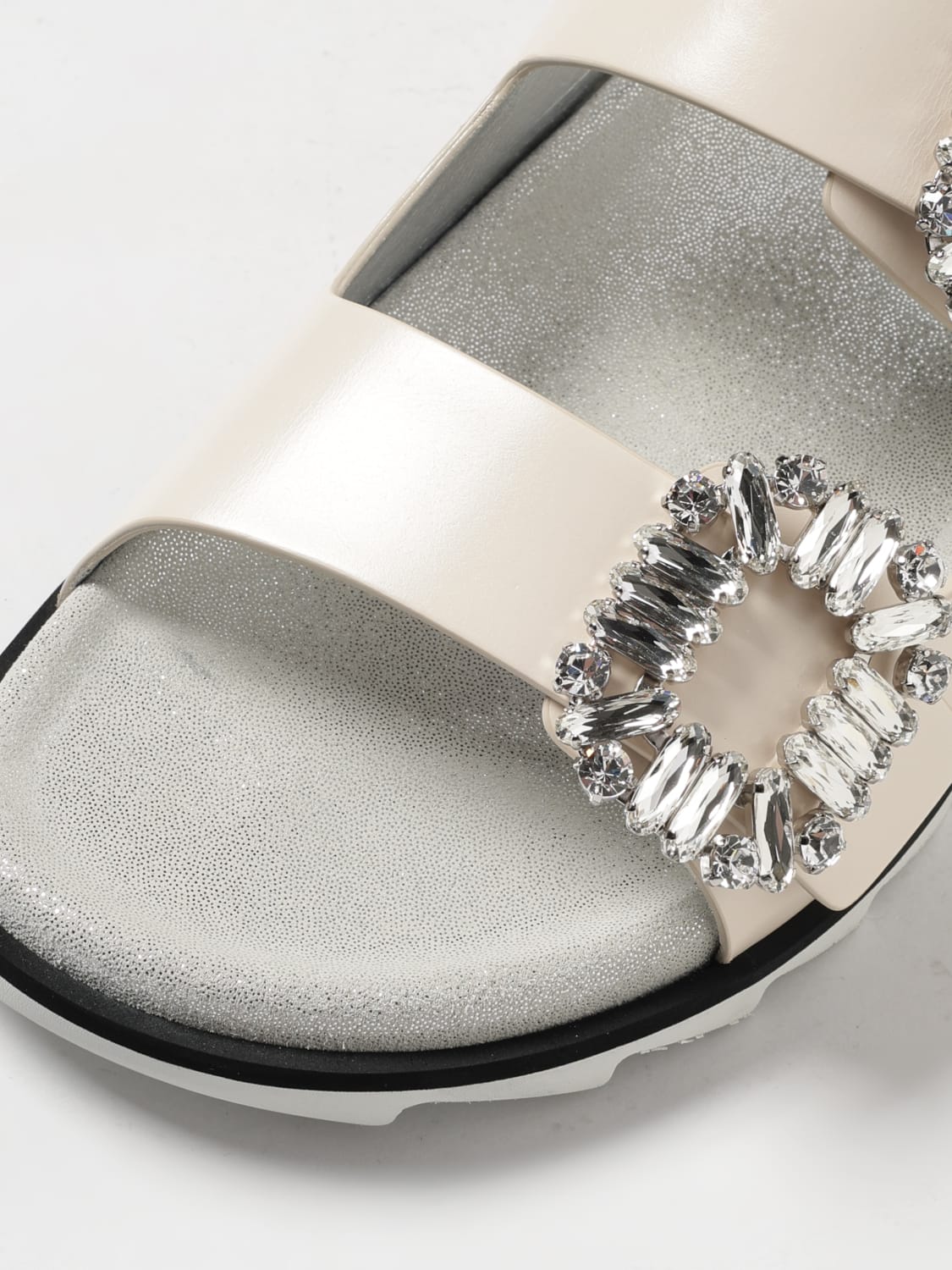 ROGER VIVIER HEELED SANDAL: Shoes woman Roger Vivier, Yellow Cream - Img 4