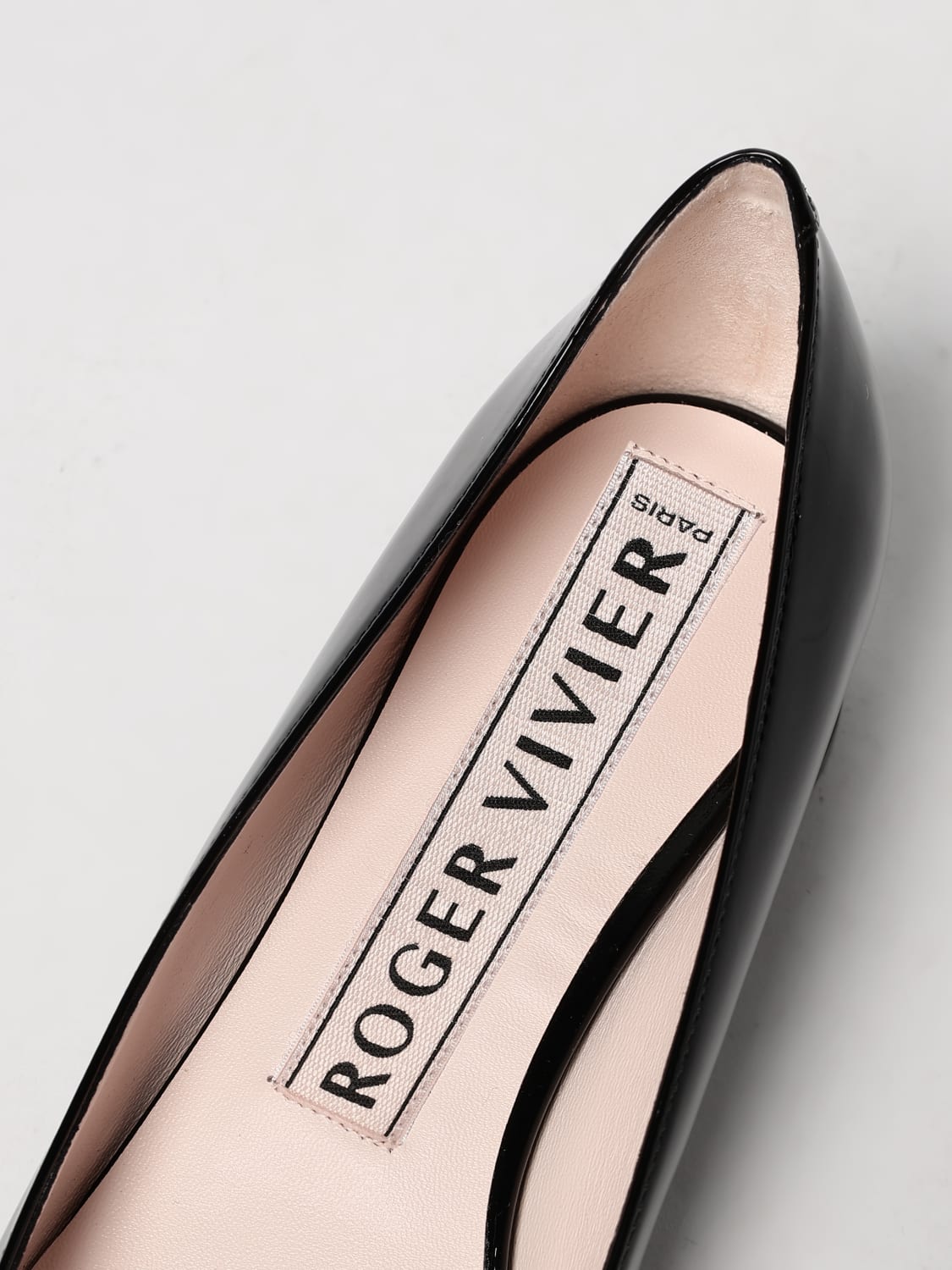 ROGER VIVIER BALLERINE: Ballerina U Look Roger Vivier in vernice, Nero - Img 4