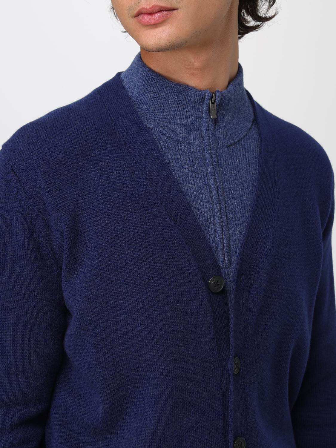 MC2 SAINT BARTH SWEATER: Sweater men Mc2 Saint Barth, Navy - Img 4