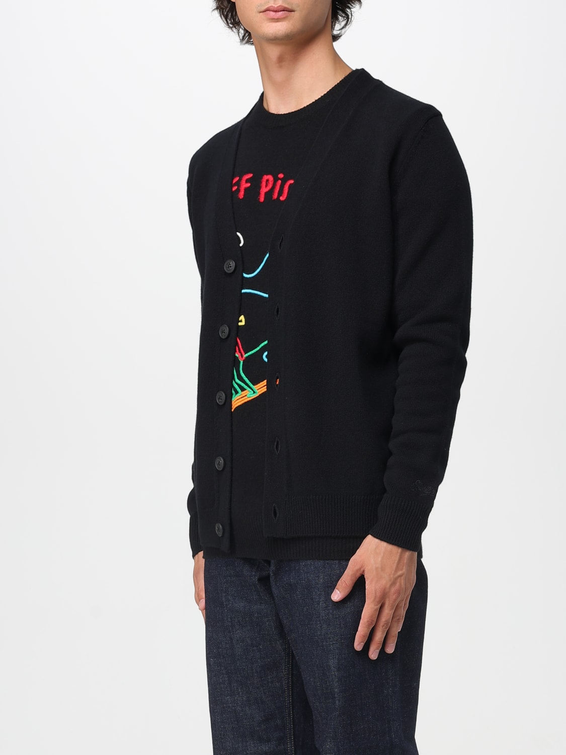 MC2 SAINT BARTH PULLOVER: Pullover herren Mc2 Saint Barth, Schwarz - Img 3