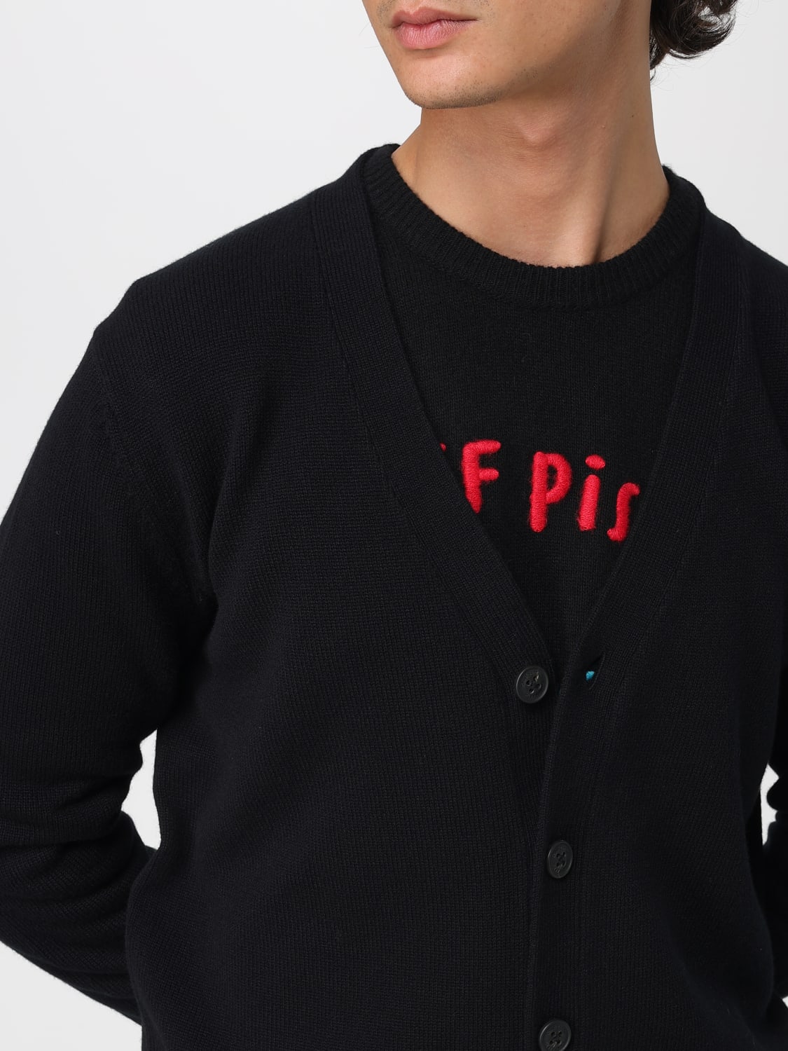 MC2 SAINT BARTH PULLOVER: Pullover herren Mc2 Saint Barth, Schwarz - Img 4