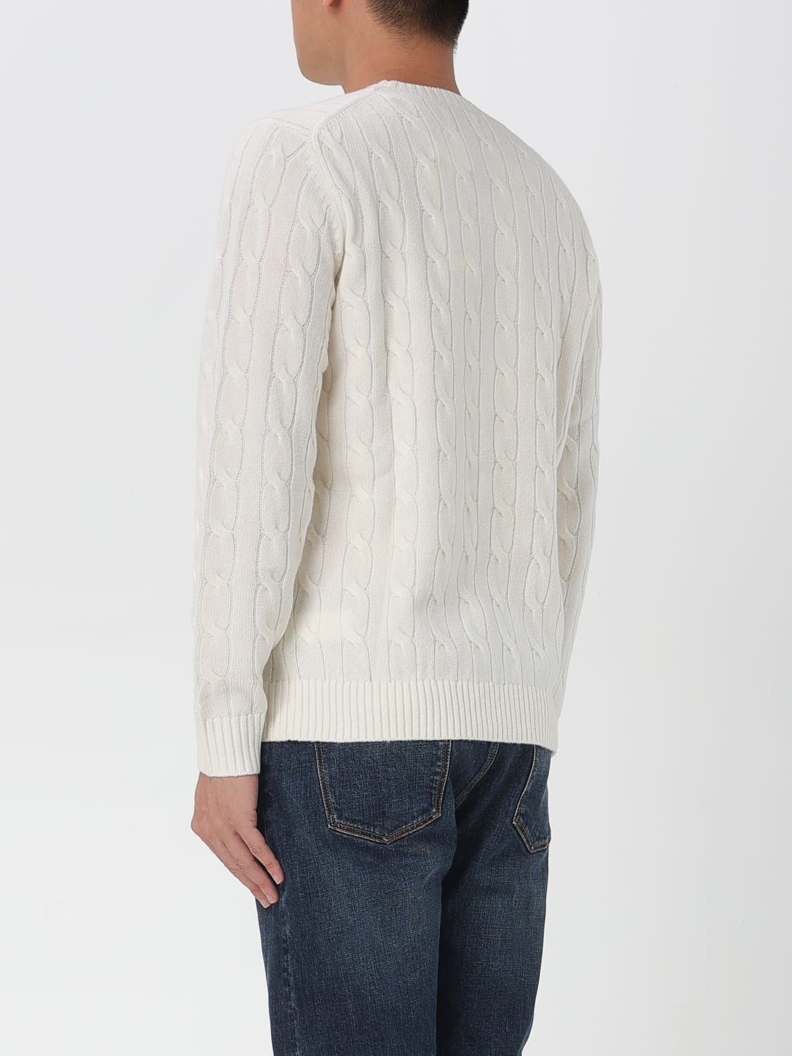 MC2 SAINT BARTH MAGLIA: Maglione di lana a girocollo MC2 Saint Barth, Bianco - Img 2