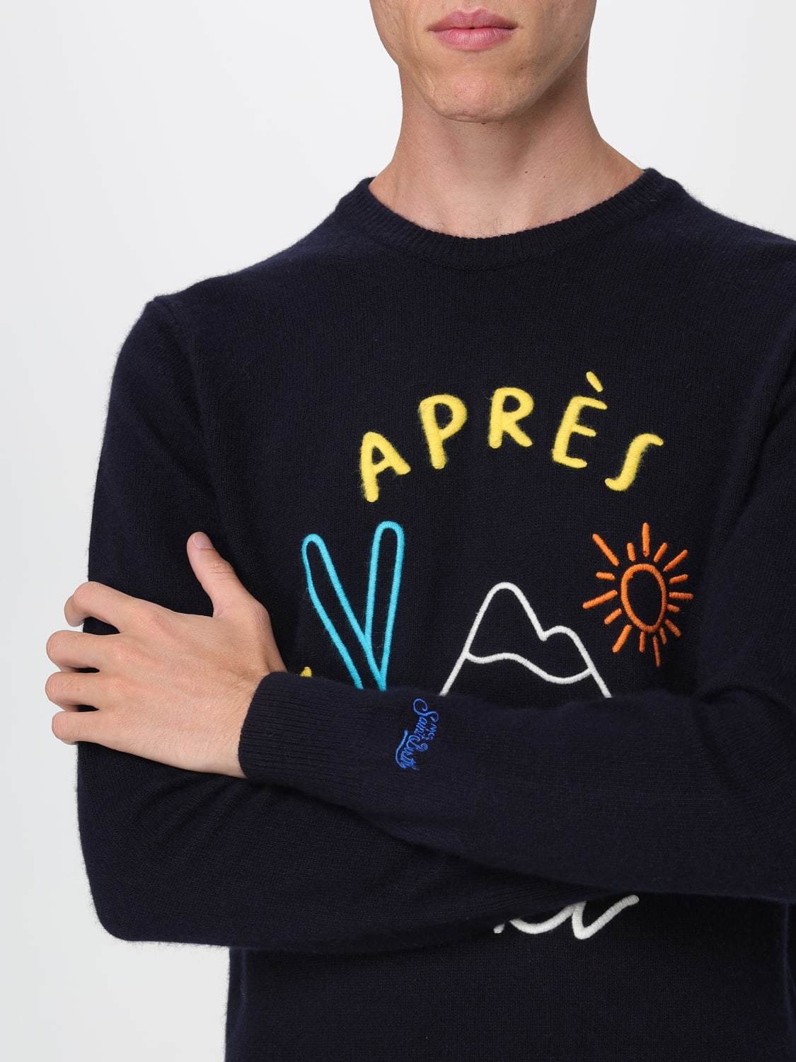 MC2 SAINT BARTH PULLOVER: Pullover herren Mc2 Saint Barth, Blau - Img 3