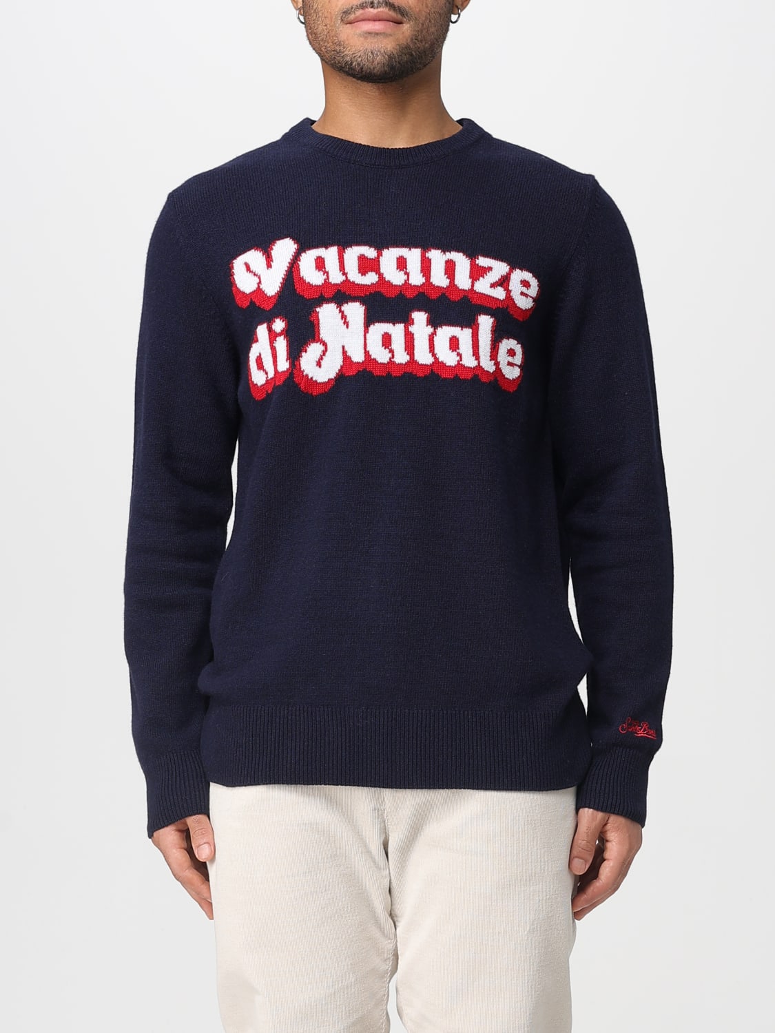 MC2 SAINT BARTH SWEATER: Sweater men Mc2 Saint Barth, Blue - Img 1