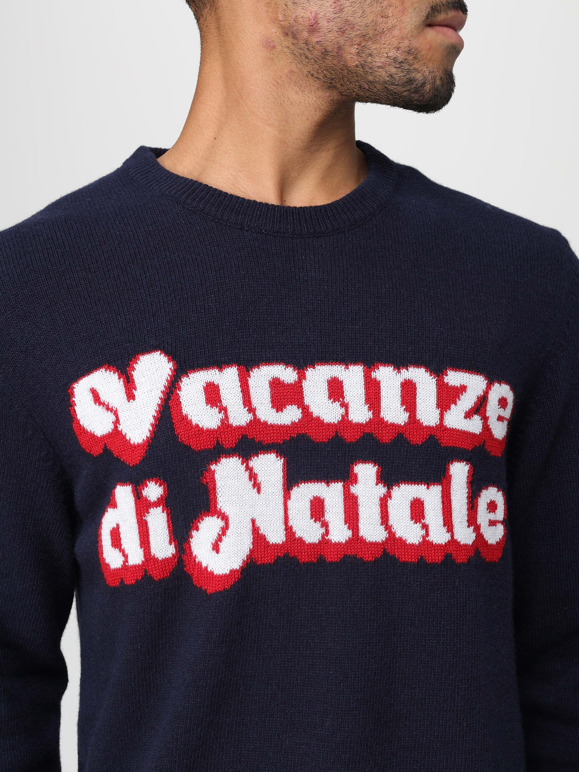 MC2 SAINT BARTH SWEATER: Sweater men Mc2 Saint Barth, Blue - Img 3