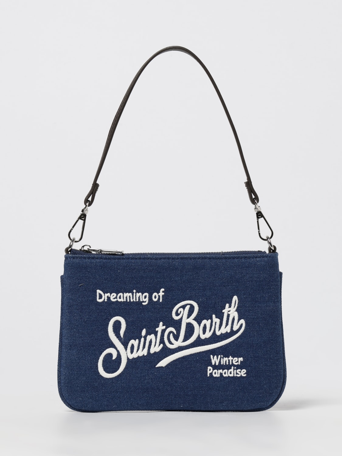 MC2 SAINT BARTH SCHULTERTASCHE: Schultertasche damen Mc2 Saint Barth, Denim - Img 1