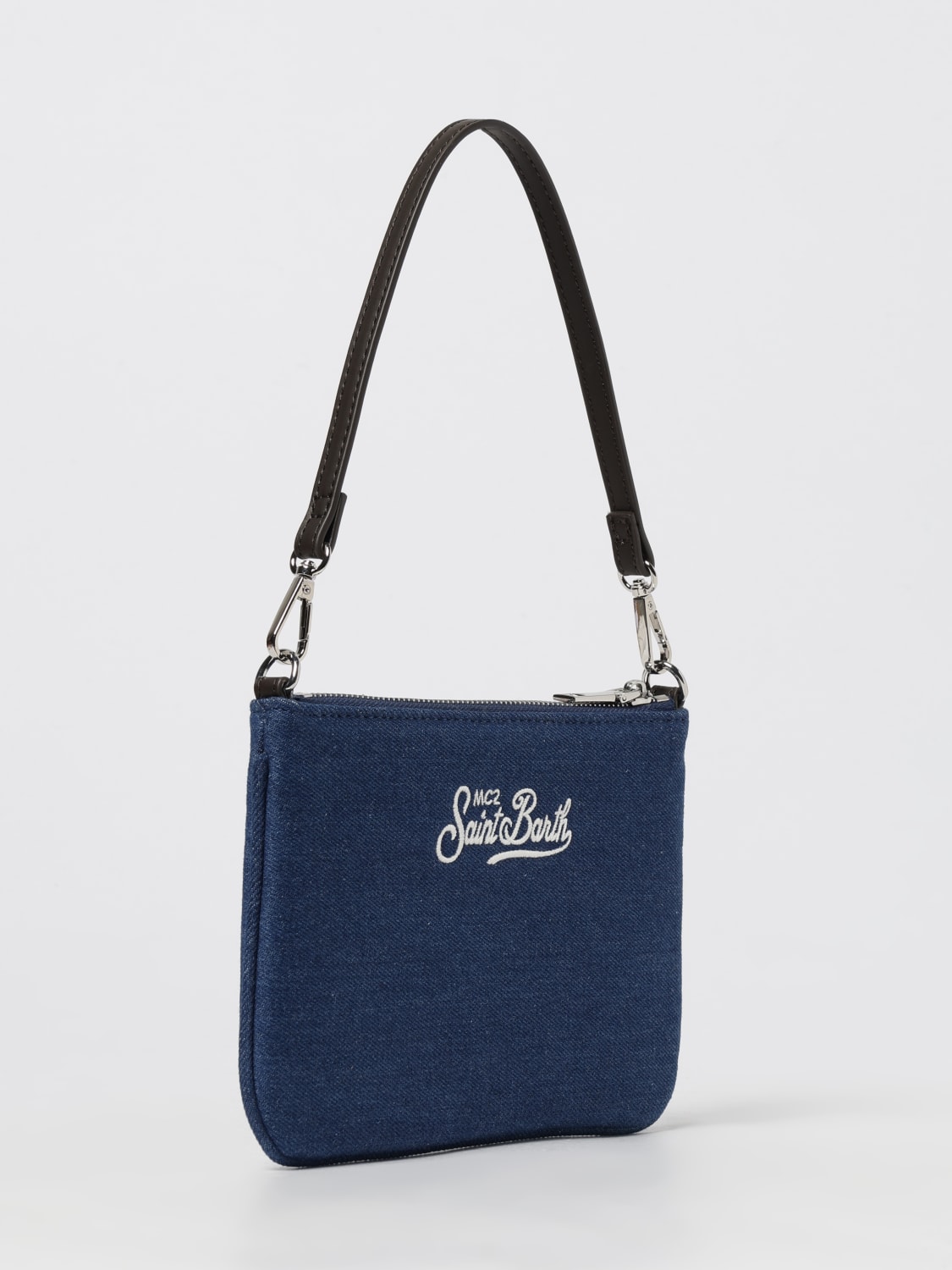 MC2 SAINT BARTH SCHULTERTASCHE: Schultertasche damen Mc2 Saint Barth, Denim - Img 2