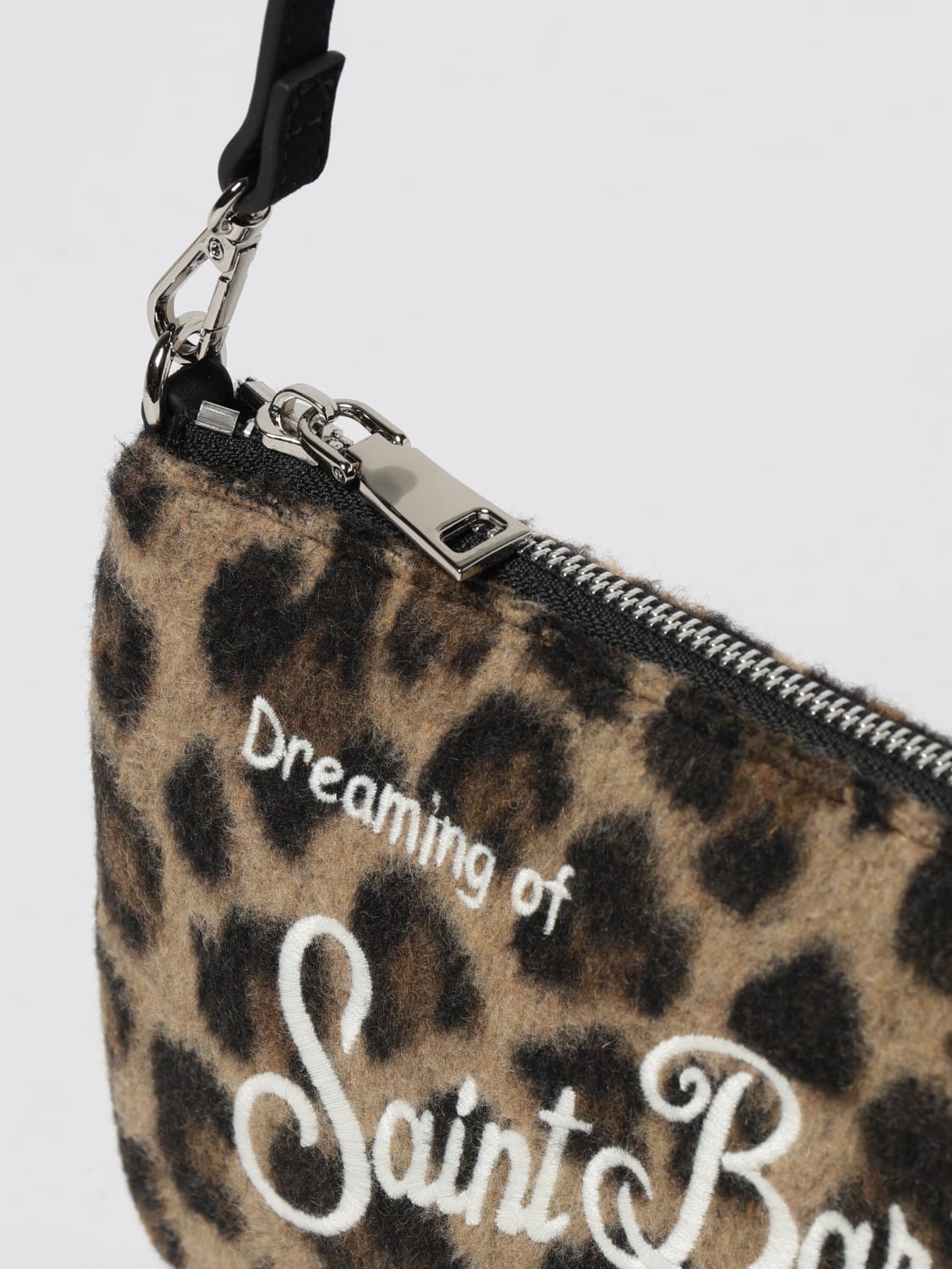 MC2 SAINT BARTH МИНИ-СУМКА: Наплечная сумка Женское Mc2 Saint Barth, Бежевый - Img 3