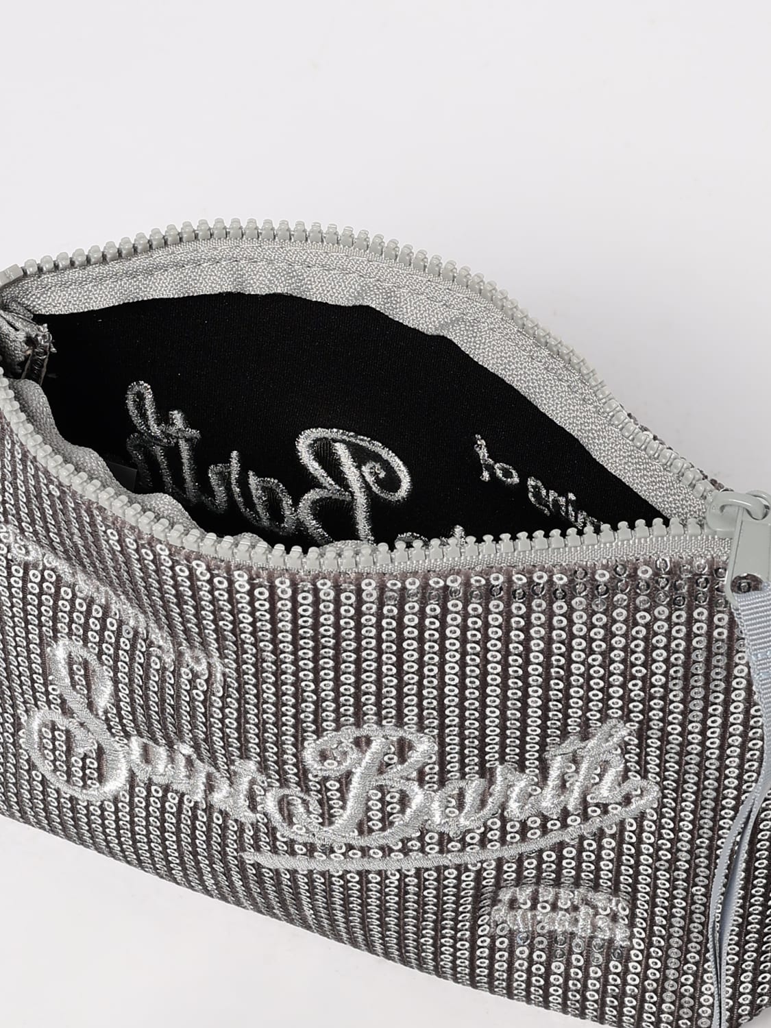 MC2 SAINT BARTH CLUTCH: Bolso de hombro mujer Mc2 Saint Barth, Plata - Img 3