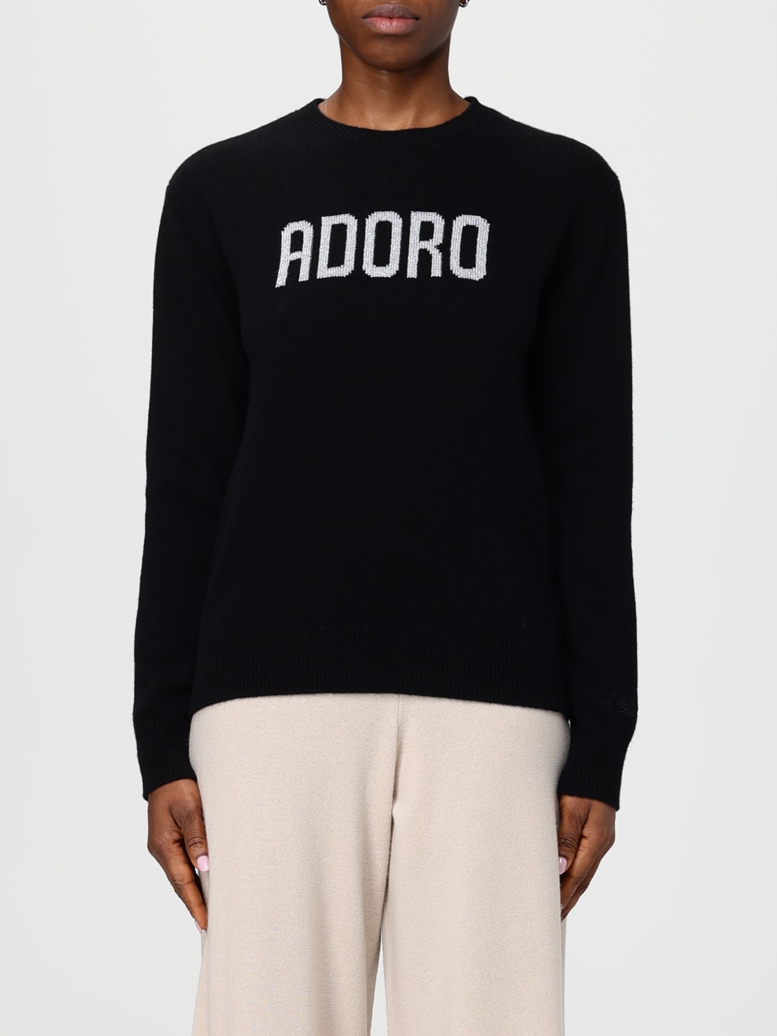 MC2 SAINT BARTH SWEATER: Sweater woman Mc2 Saint Barth, Black - Img 1