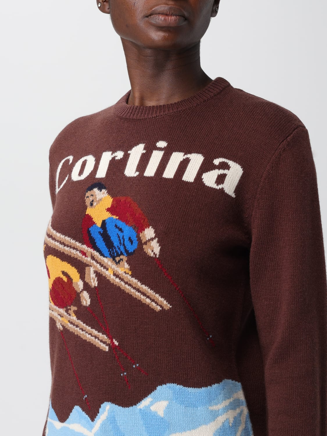 MC2 SAINT BARTH SWEATER: Sweater woman Mc2 Saint Barth, Dark - Img 3