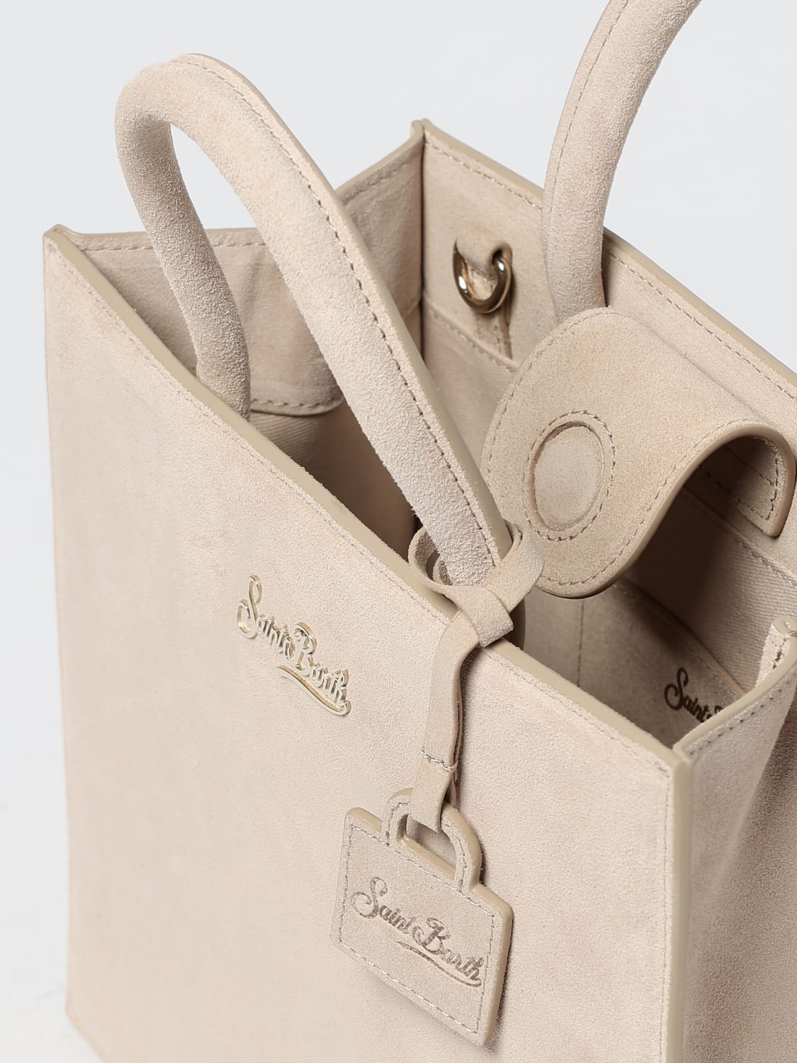 MC2 SAINT BARTH HANDBAG: Shoulder bag woman Mc2 Saint Barth, Beige - Img 3