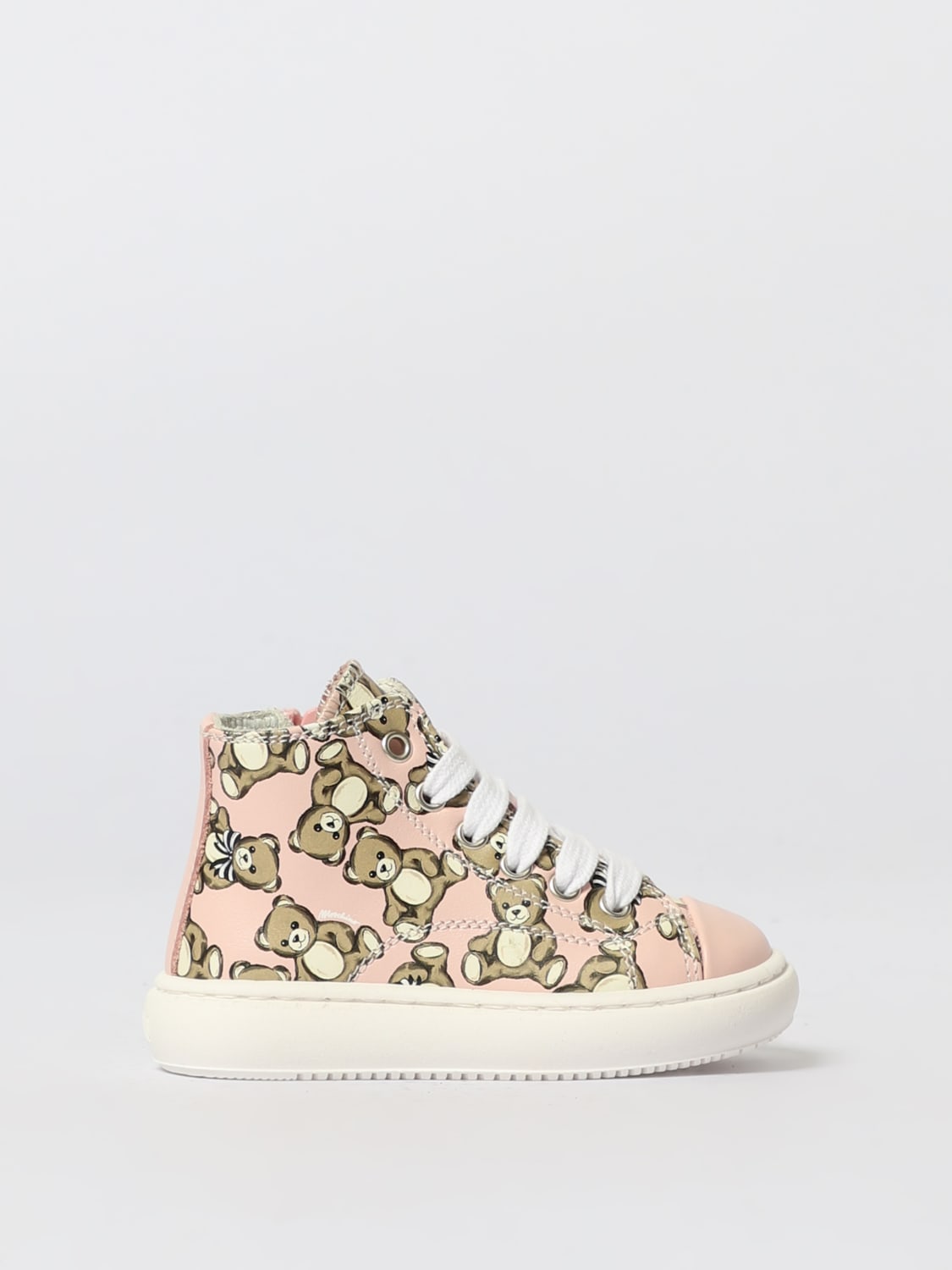 MOSCHINO SNEAKERS: Sneakers kinder Moschino, Weiß - Img 1