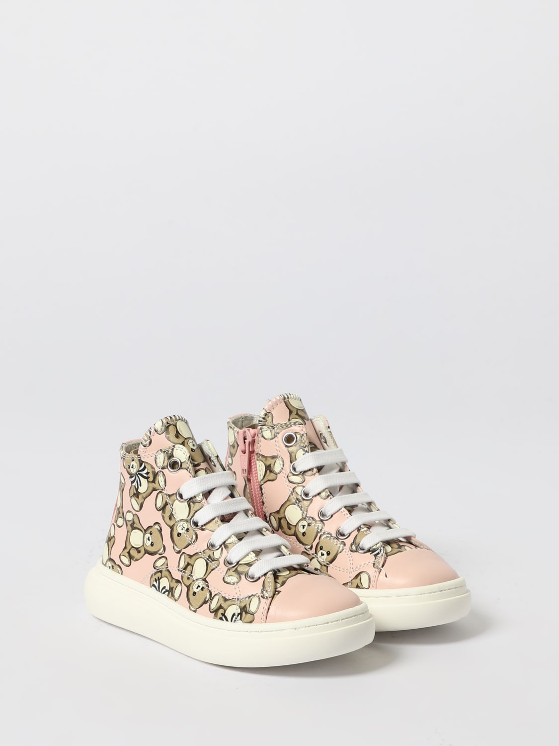 MOSCHINO SNEAKERS: Sneakers kinder Moschino, Silber - Img 2