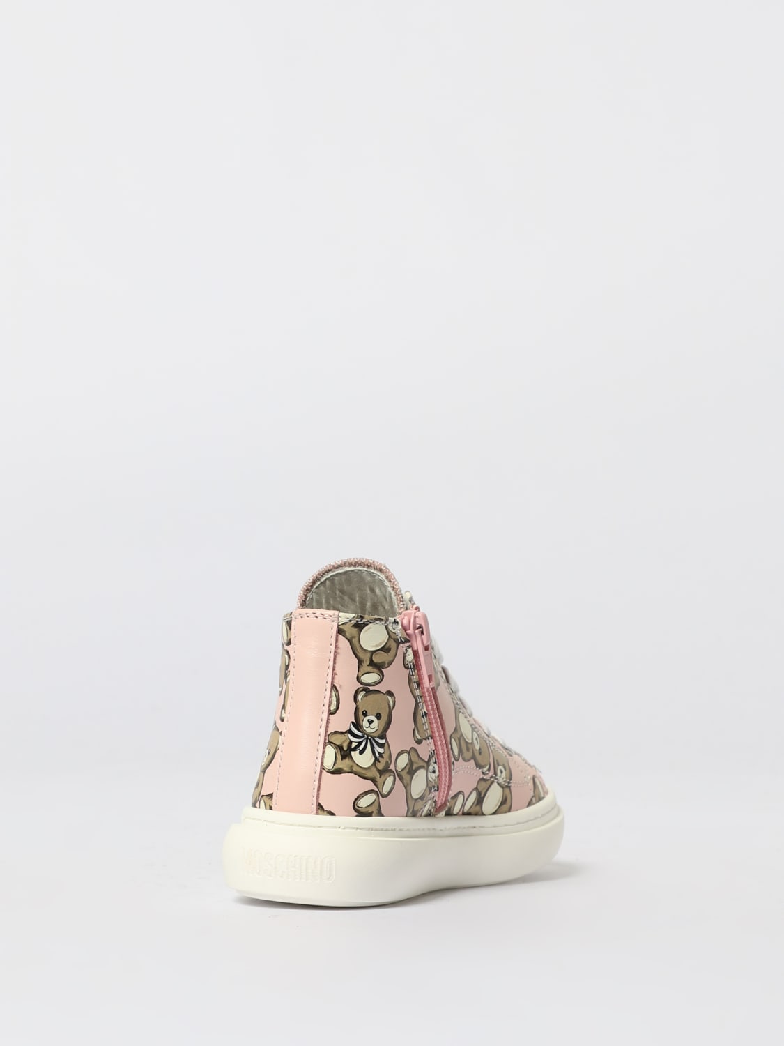 MOSCHINO SNEAKERS: Sneakers kinder Moschino, Silber - Img 3