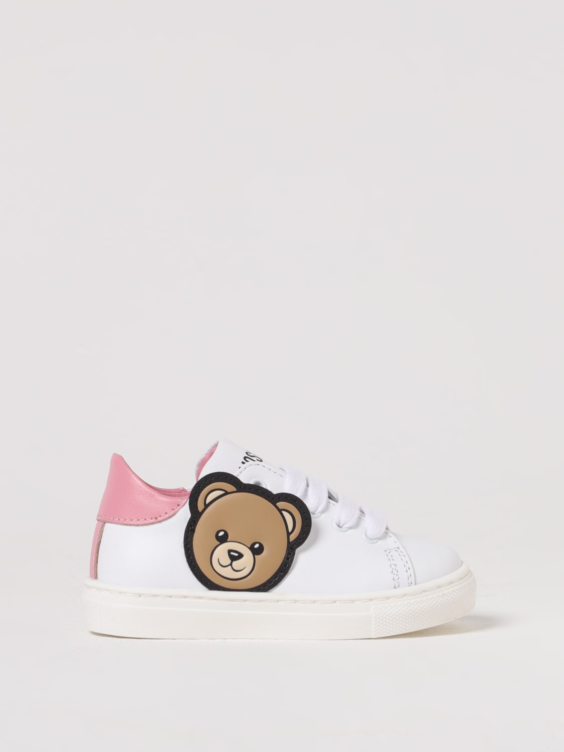 MOSCHINO SNEAKERS: Sneakers kinder Moschino, Weiß - Img 1