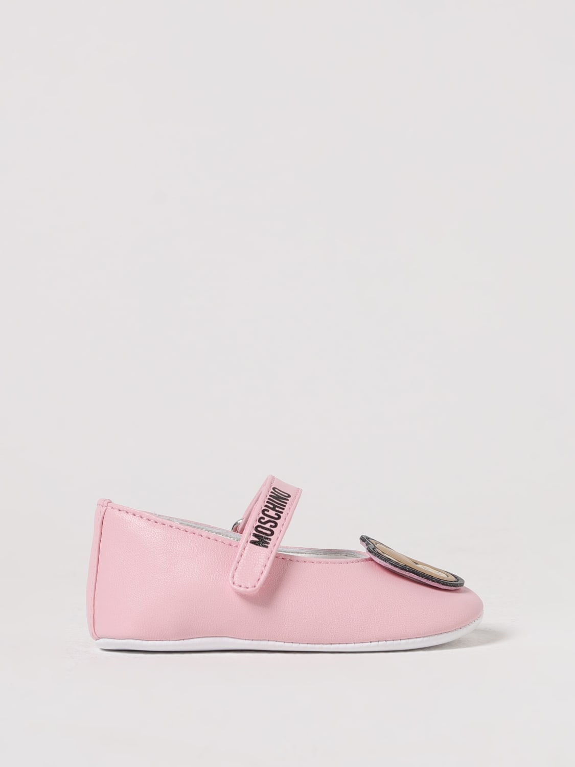 MOSCHINO SHOES: Shoes kids Moschino, Pink - Img 1