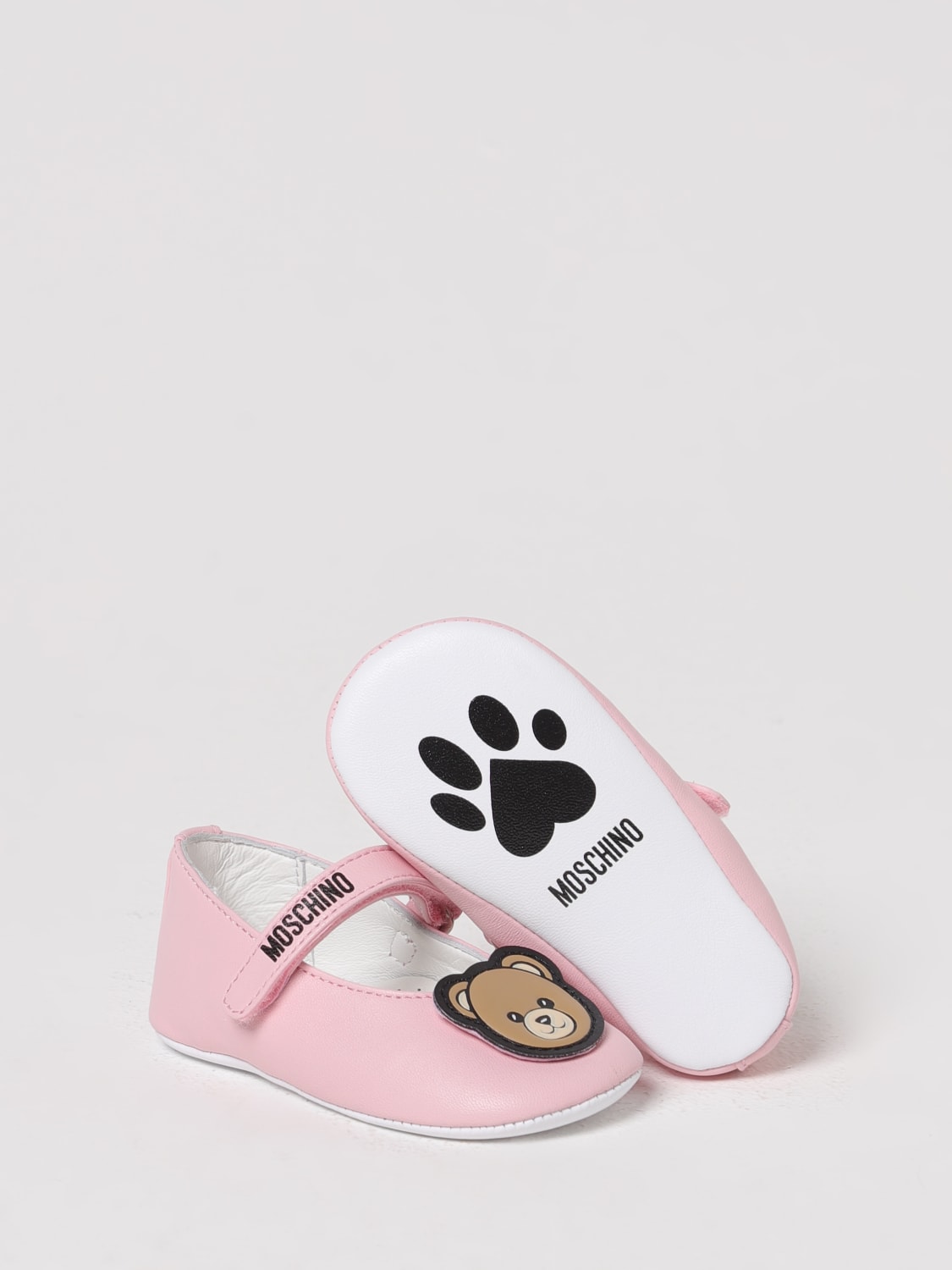 MOSCHINO SHOES: Shoes kids Moschino, Pink - Img 2