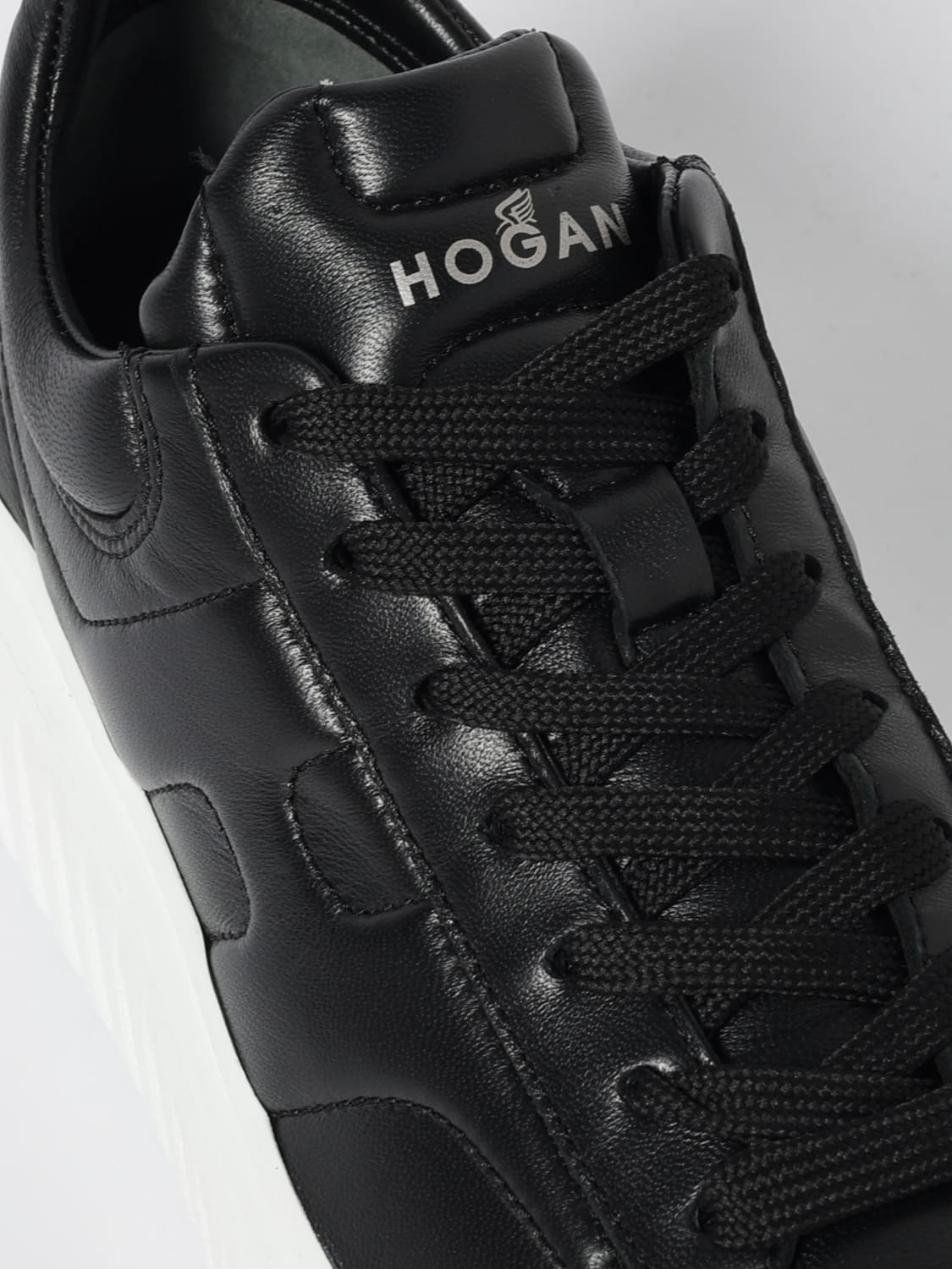 HOGAN SNEAKERS: Sneakers woman Hogan, Black - Img 4