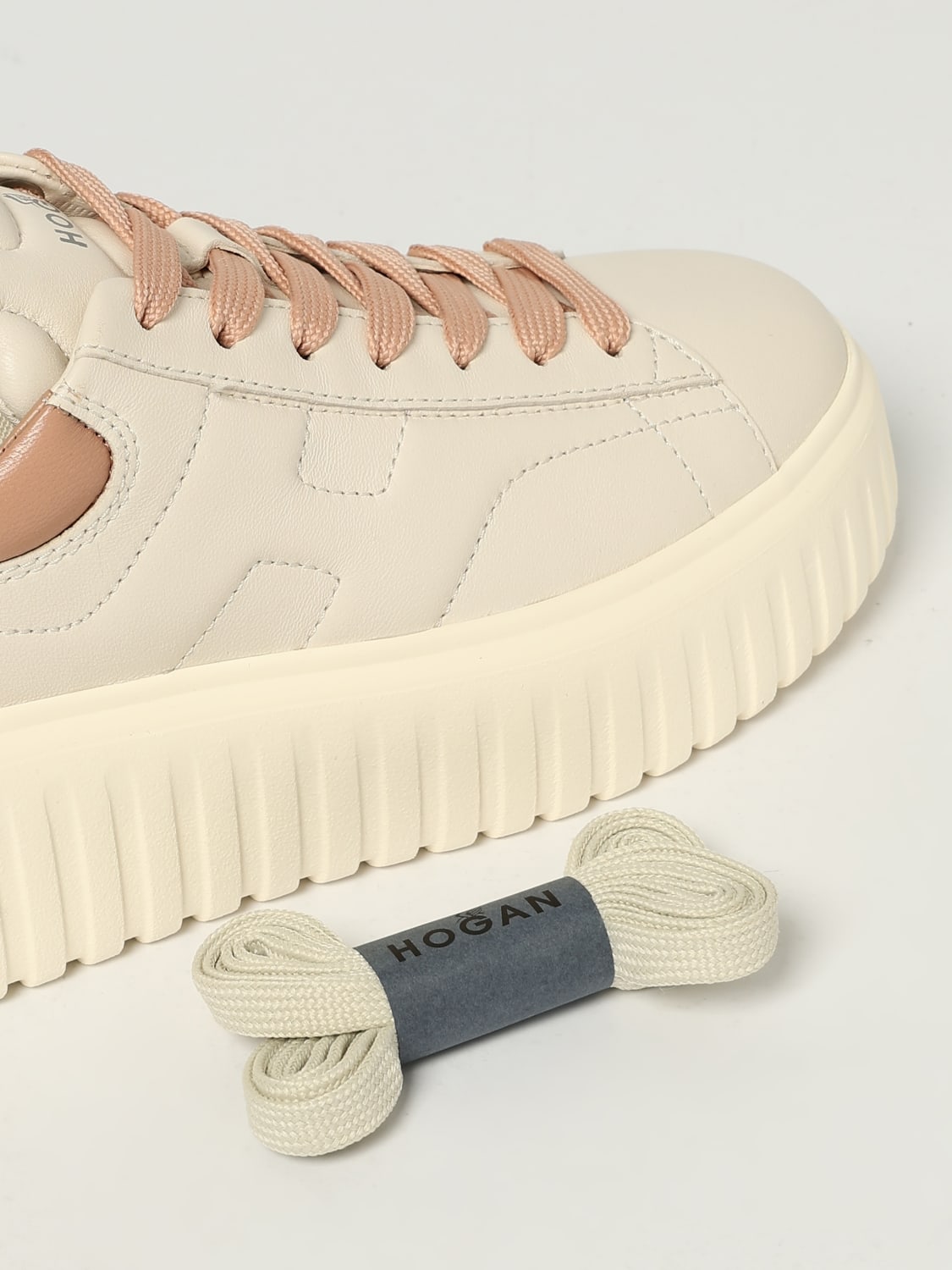 HOGAN BASKETS: Baskets femme Hogan, Beige - Img 4