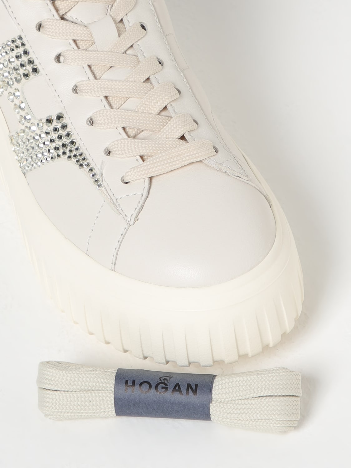 HOGAN SNEAKERS: Sneakers woman Hogan, Yellow Cream - Img 4