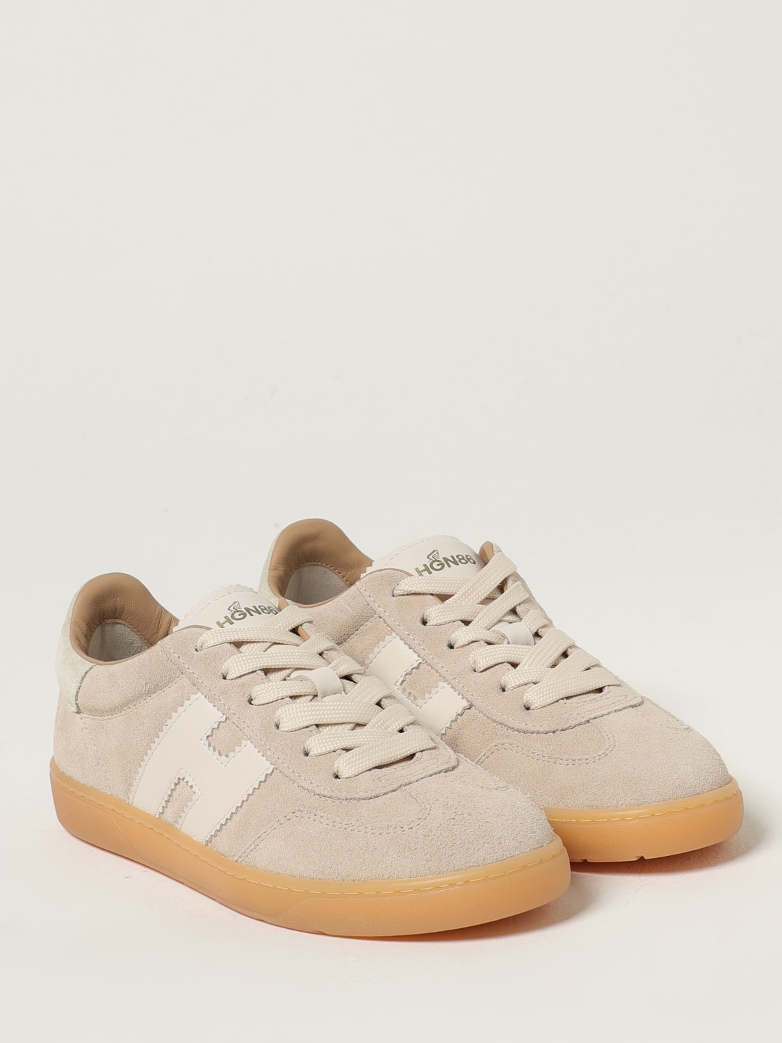 HOGAN SNEAKERS: Sneakers Cool Hogan in camoscio , Beige - Img 2