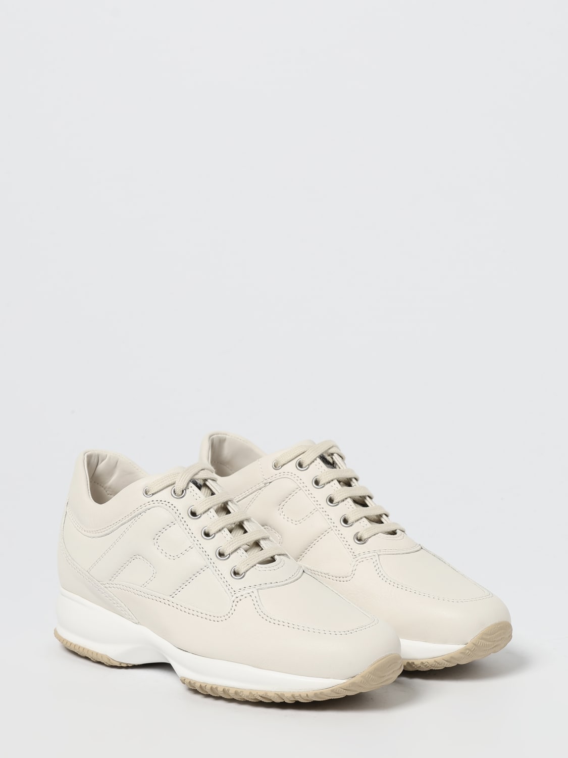 HOGAN SNEAKERS: Sneakers woman Hogan, Yellow Cream - Img 2