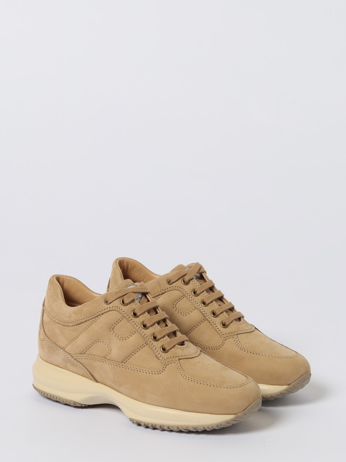 HOGAN SNEAKERS: Sneakers woman Hogan, Camel - Img 2