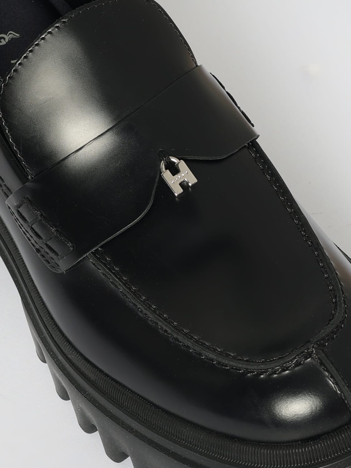 HOGAN LOAFER: Shoes woman Hogan, Black - Img 4