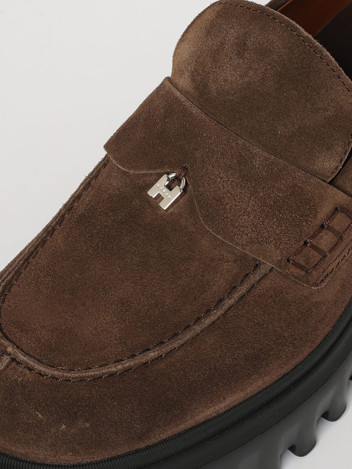 HOGAN LOAFER: Shoes woman Hogan, Brown - Img 4