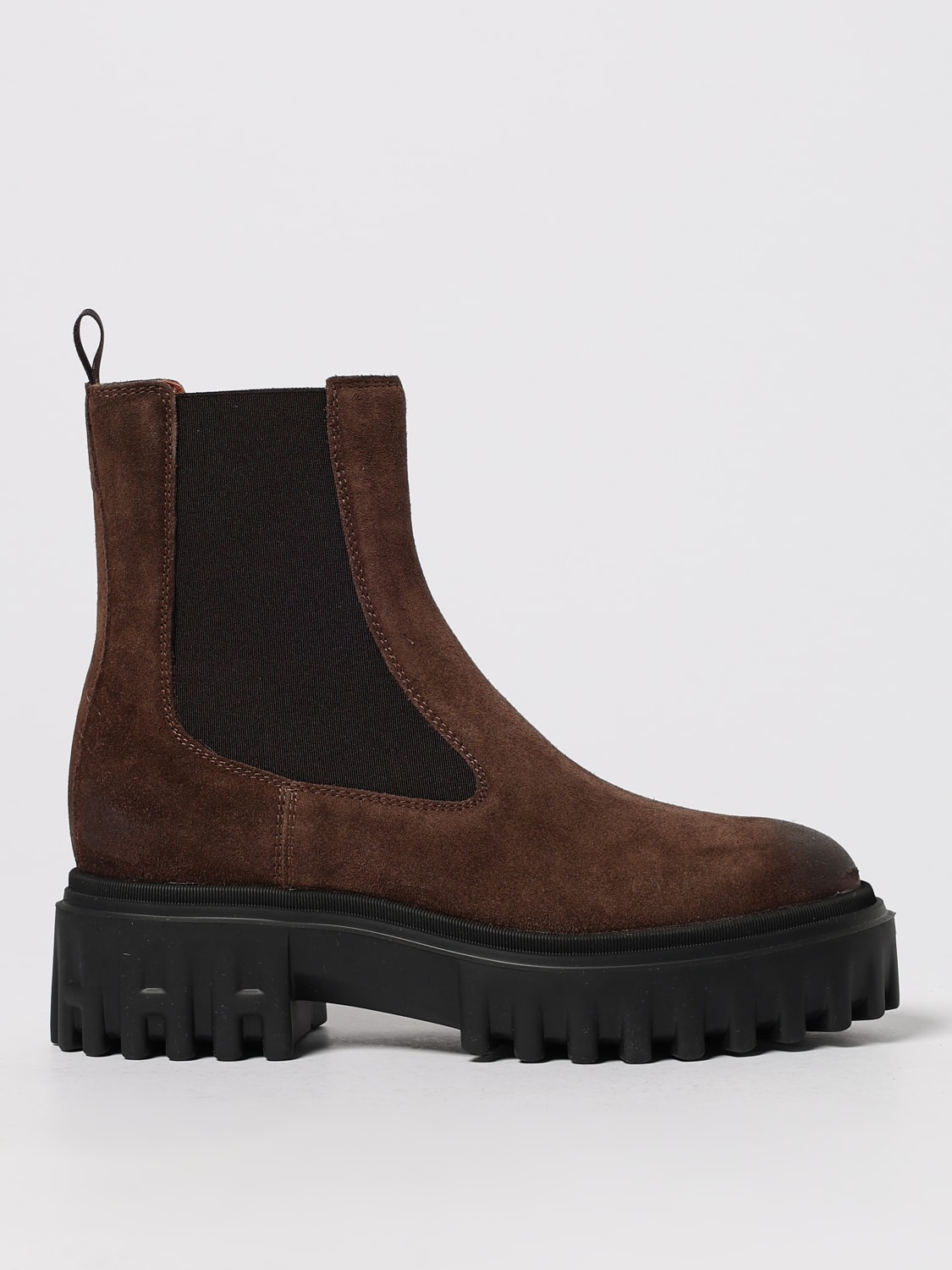 HOGAN BOOTS: Shoes woman Hogan, Brown - Img 1