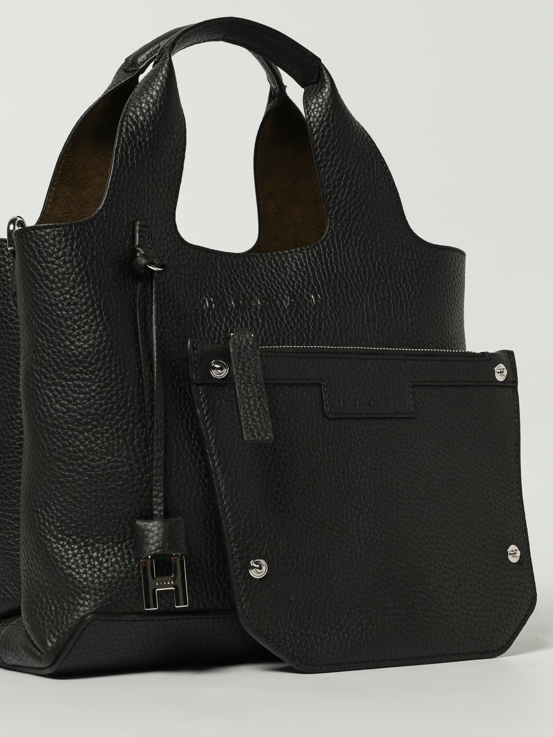 HOGAN HANDTASCHE: Schultertasche damen Hogan, Schwarz - Img 3