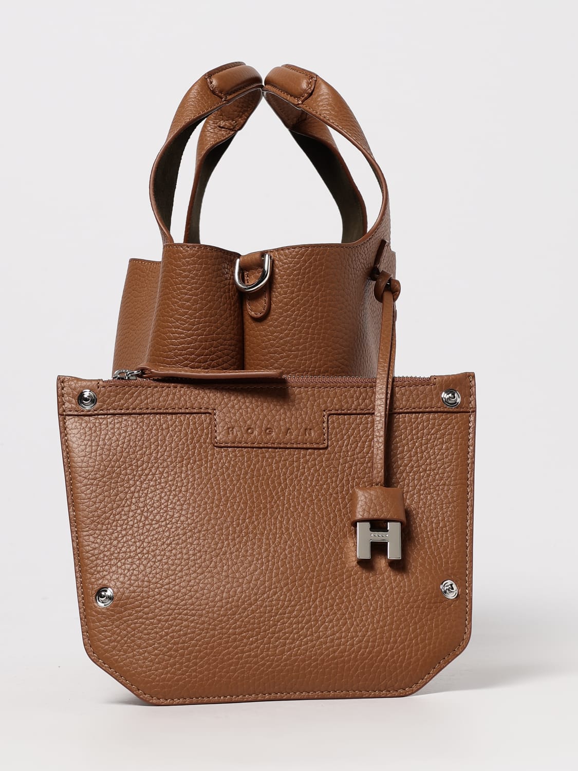HOGAN BOLSO DE MANO: Bolso de hombro mujer Hogan, Cuero - Img 3