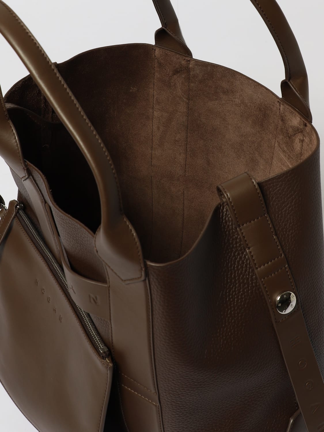 HOGAN HANDTASCHE: Schultertasche damen Hogan, Dark - Img 4