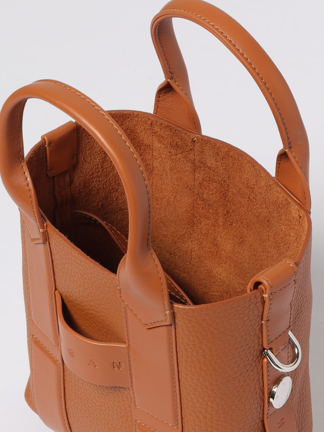 HOGAN BORSA A MANO: Borsa Script shopping small Hogan, Moro - Img 4